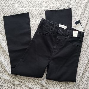 A&F High Rise Ankle Flare Jeans